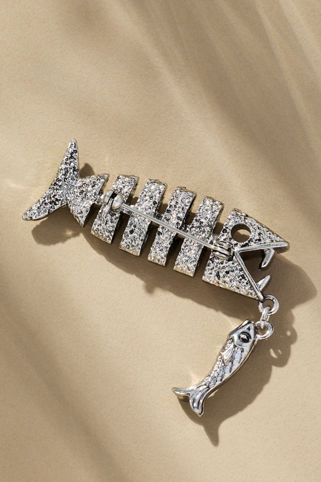 Fish Drop Brooch #1