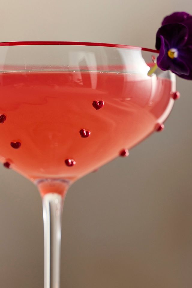Heart Confetti Coupes, Set of 2 #1
