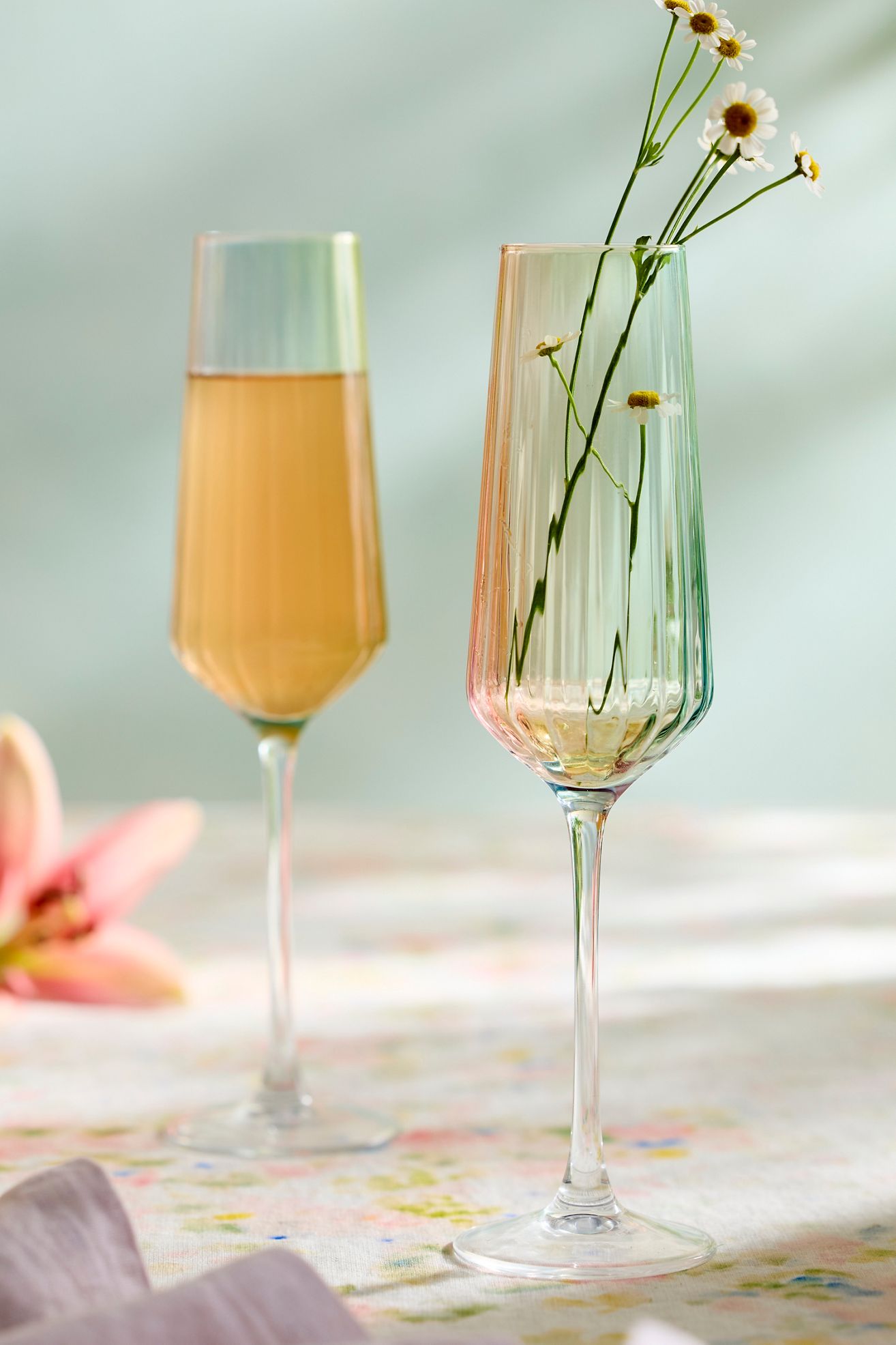 Ombre Flutes, Set of 2 - Multi, One Size