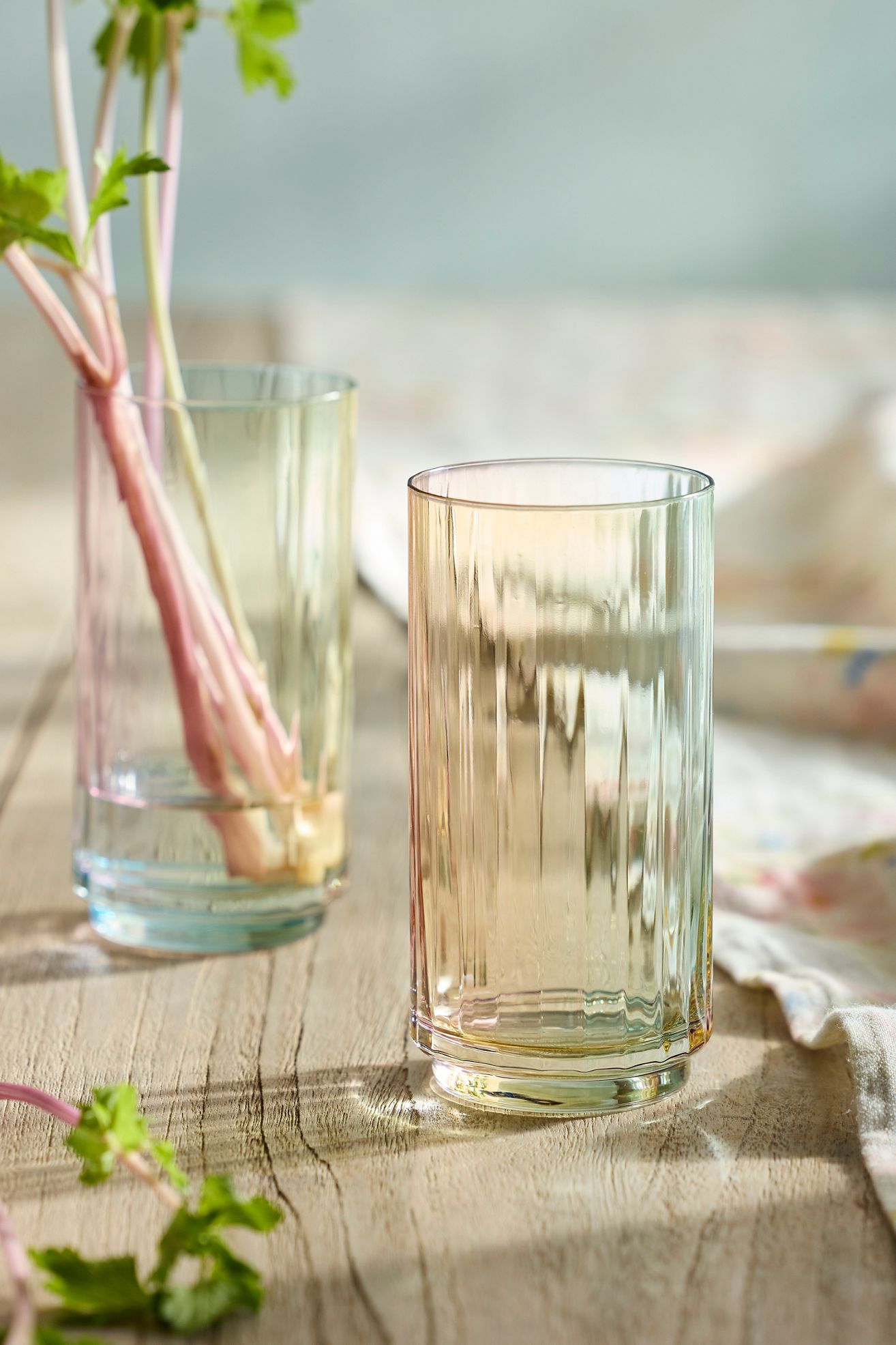 Ombre Highball Glasses, Set of 2 - Multi