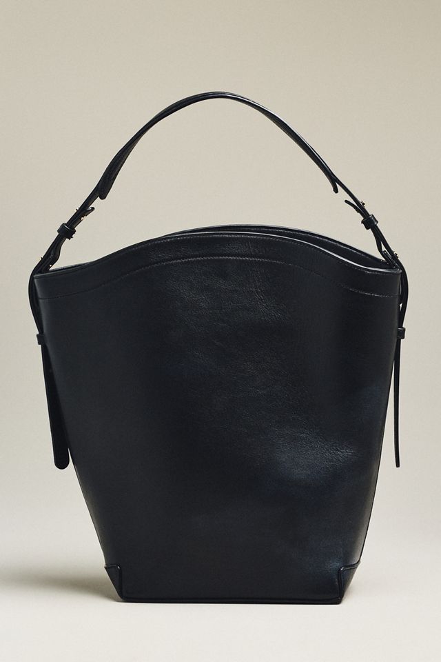 Flattered Joyce Leather Bucket Bag #1