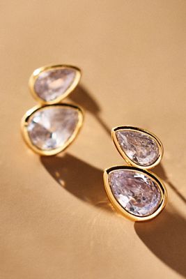 By Anthropologie Weddings Pear Post Earrings