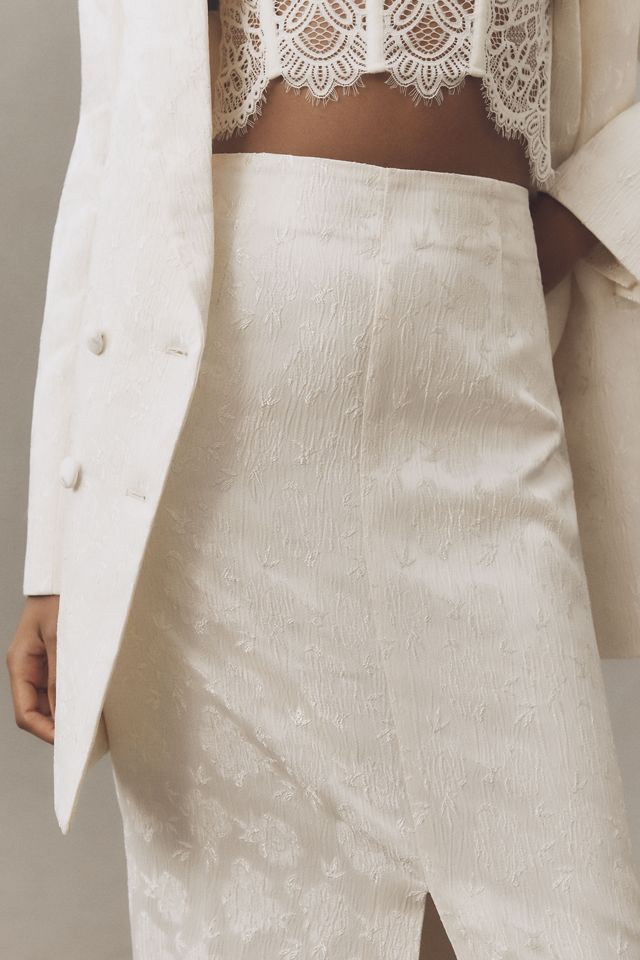 Hutch Jacquard Blazer & Midi Skirt Set #4