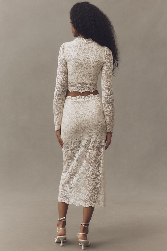 Mare Mare Stretch Lace Skirt and Top Set #3