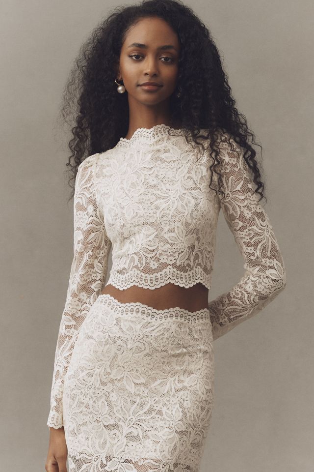Mare Mare Stretch Lace Skirt and Top Set #5