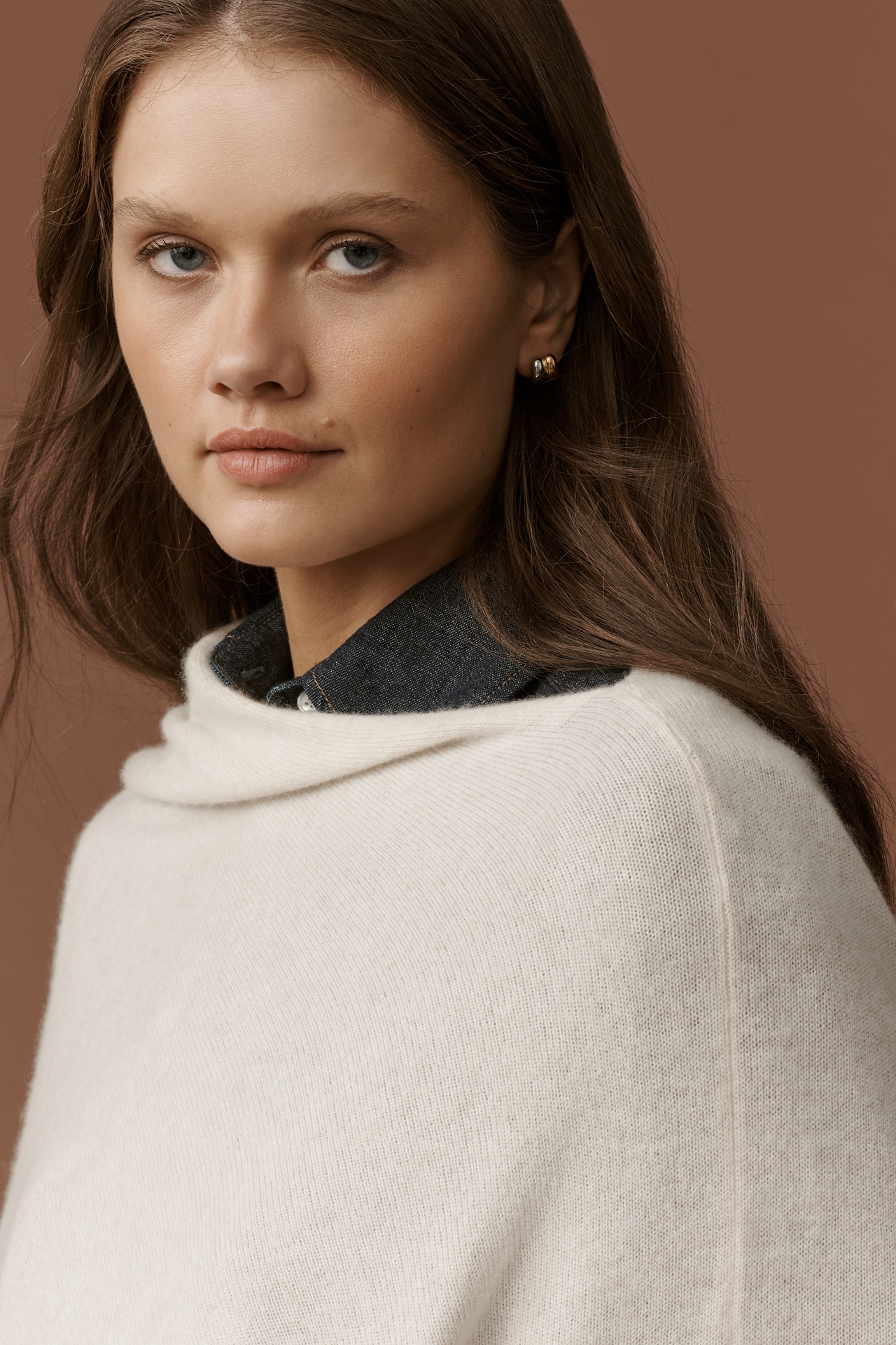 By Anthropologie Cashmere Poncho Wrap