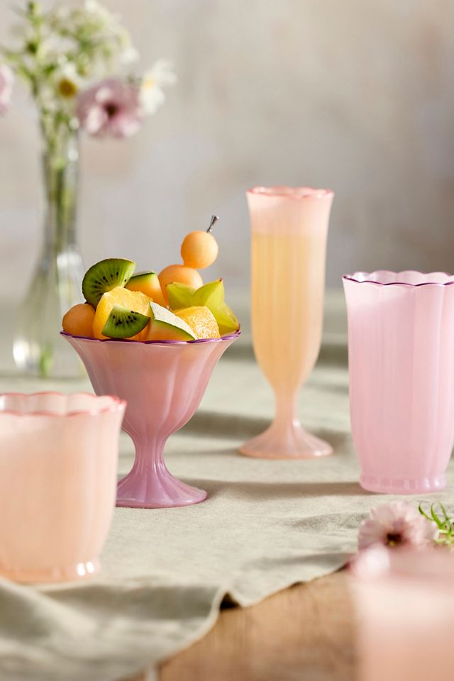 Ruffle Rim Dessert Coupes, Set of 2 #3