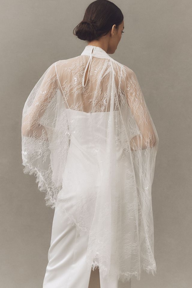 BHLDN Lace Drape Cape #1