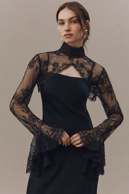 Geisha Designs Long-Sleeve Lace Topper