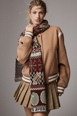 By Anthropologie Mariel Scarf: Football Icon Edition In Multi
