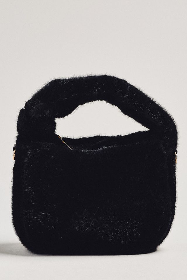 Urban Expressions Faux-Fur Mini Knotted Bag #1