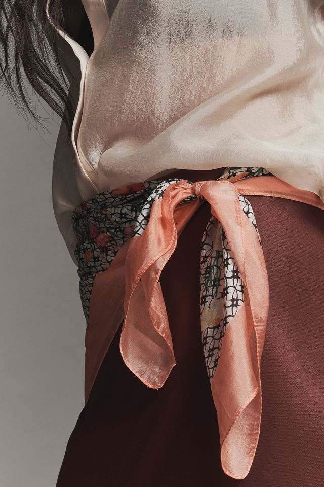 Maeve Floral Silk Scarf #2