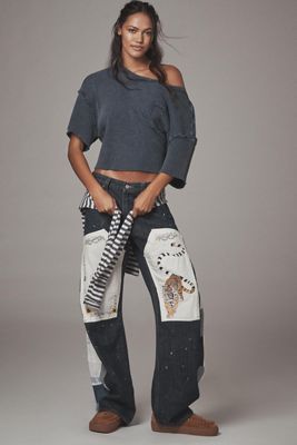 More Love, Love More x Nest Tiger Barrel Leg Jeans