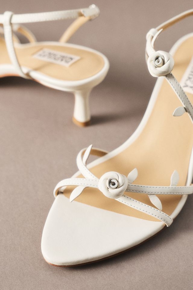 Badgley Mischka Orland Vine Slingback Kitten Heel Sandals #3