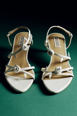 Badgley Mischka Orland Vine Slingback Kitten Heel Sandals