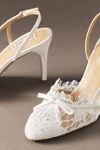 Badgley Mischka Oakville Slingback Lace Bow Heels