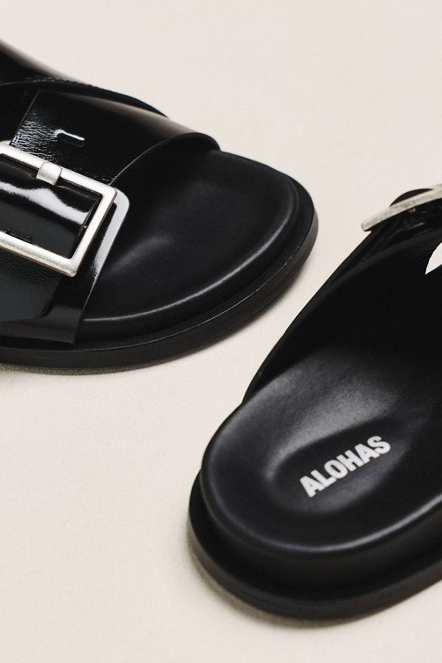 ALOHAS Alba Double Buckle Slide Sandals #2