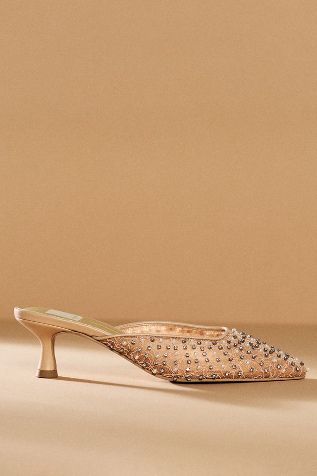 Dolce Vita Cleo Pearl Mule Heels #1