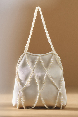 Dolce Vita Serila Beaded Bag In White