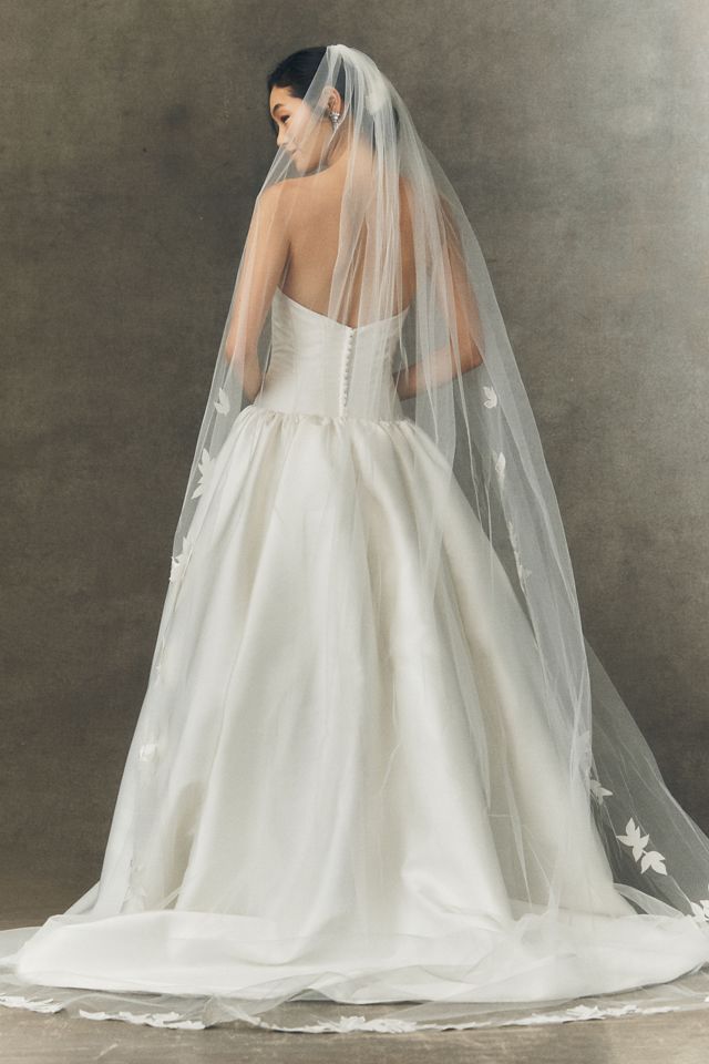 Watters Mora Motif Cathedral Veil #1