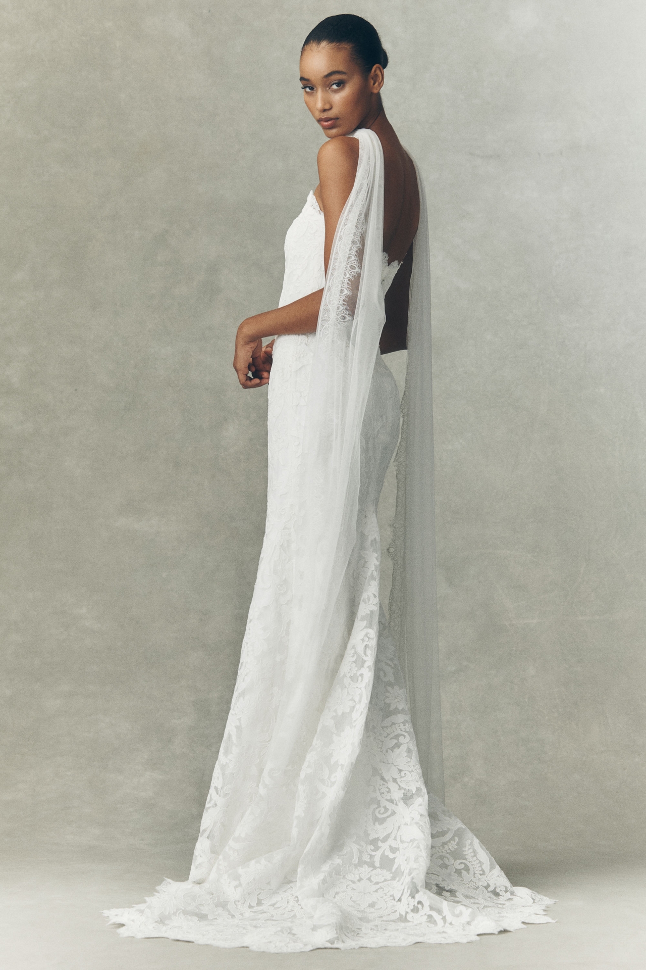 Watters Soft Net Lace Scarf