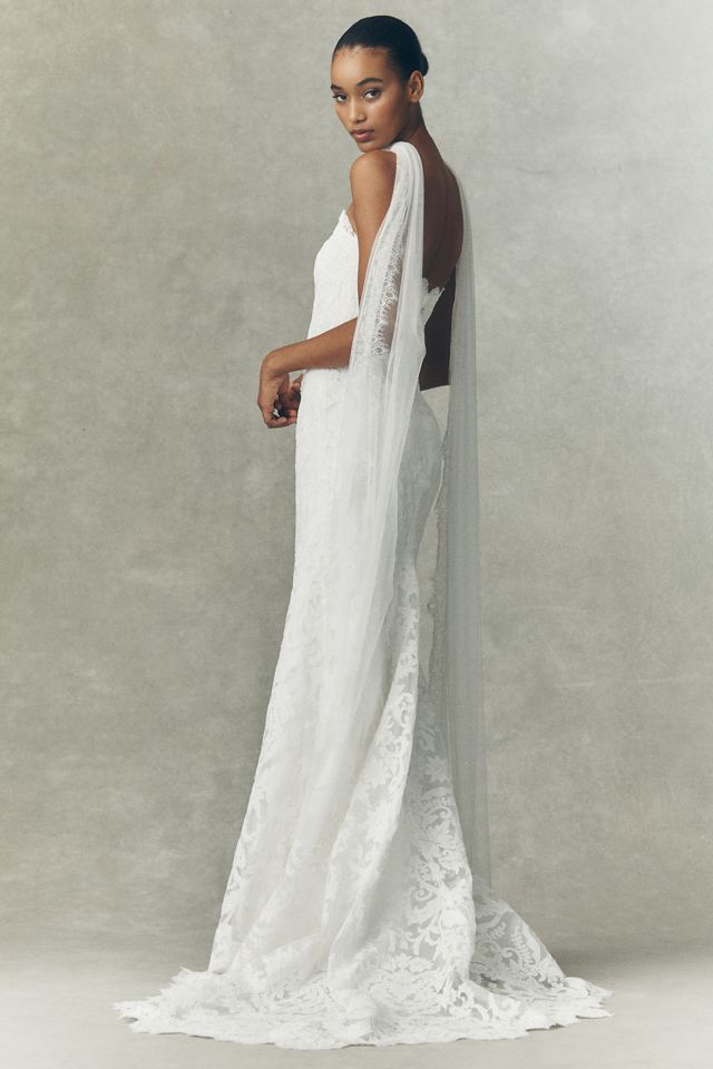 Watters Soft Net Lace Scarf #1