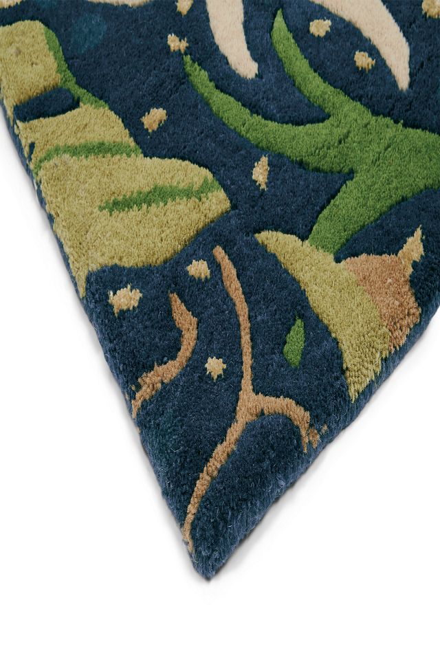 Morris & Co Seaweed Ink Rug #4