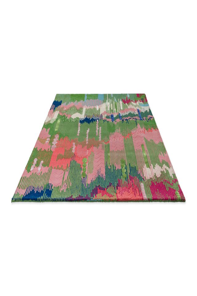 Harlequin x Sophie Robinson Wilderness Peridot and Emerald Rug #2