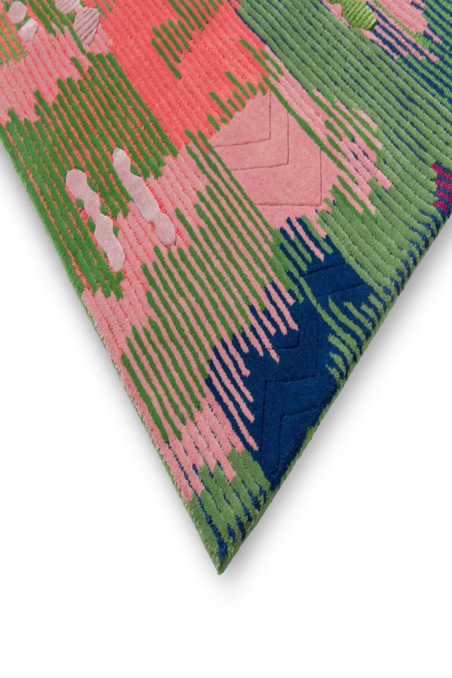 Harlequin x Sophie Robinson Wilderness Peridot and Emerald Rug #1
