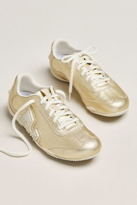 hot pink and gold wedding dresses Guess gold sneaker FLTSS3LEL12 — Therapy Boutique main image 0