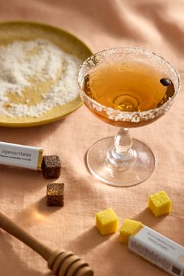 Salted Honey Espresso Martini Cocktail Sugar Cubes