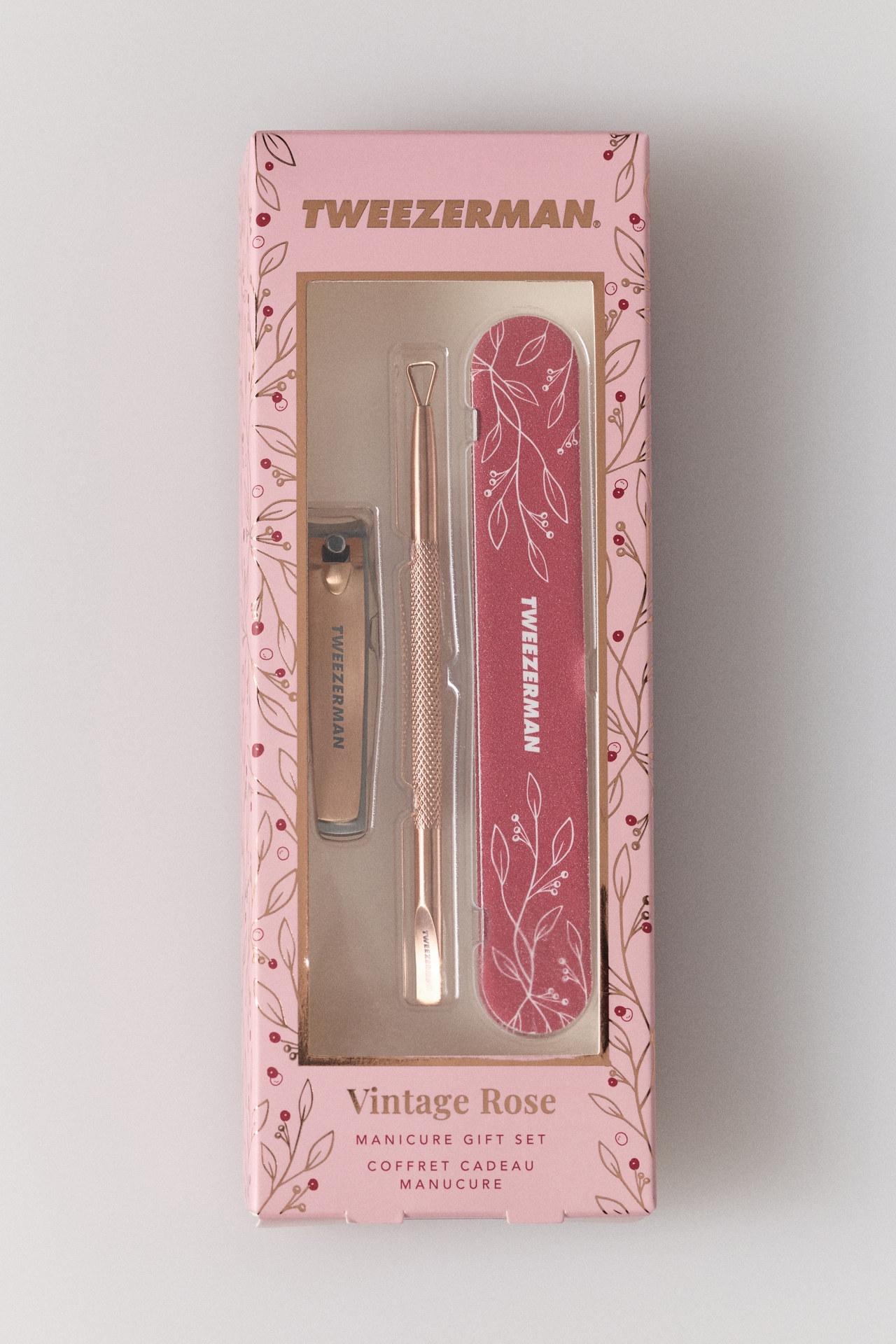 Tweezerman Vintage Rose Manicure Giftset