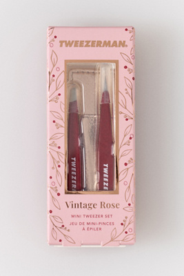 Tweezerman Vintage Rose Mini Tweezer Set product page