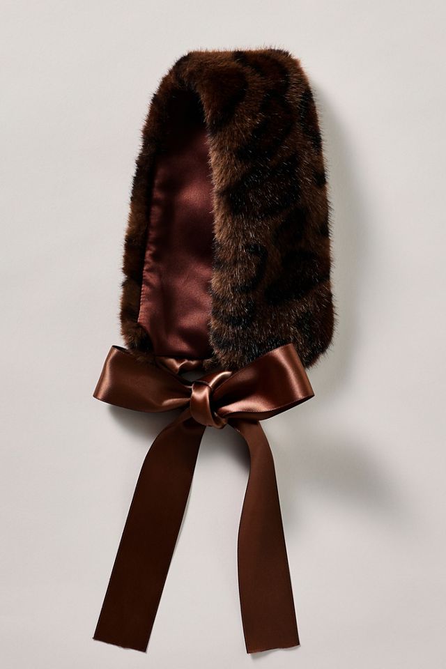 Violet & Brooks Faux-Fur Leopard Headband #1