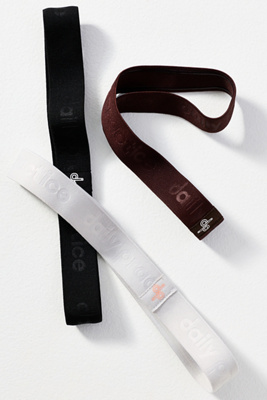 Daily Practice By Anthropologie Daily Practice Silicon Headbands, Set Of 3 In Sand