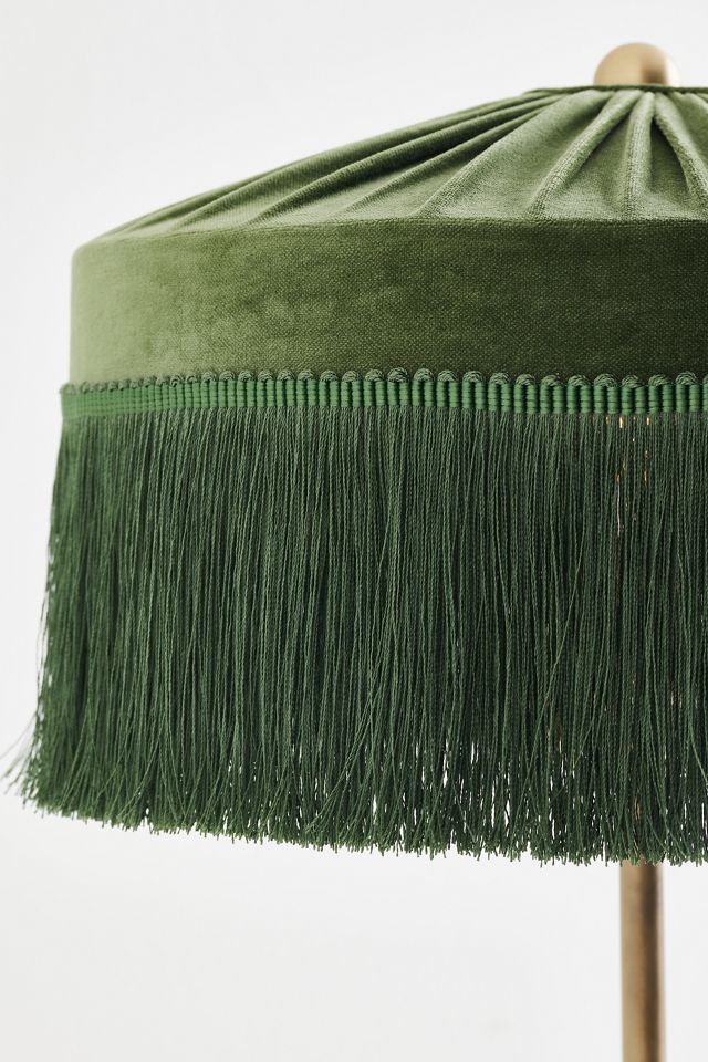 Sinclair Tassel-Fringed Velvet Ceiling Light #2