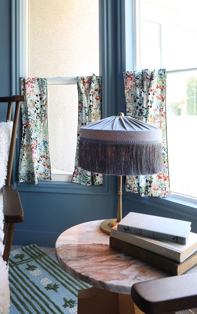 Sinclair Fringe Velvet Table Lamp | AnthroHome