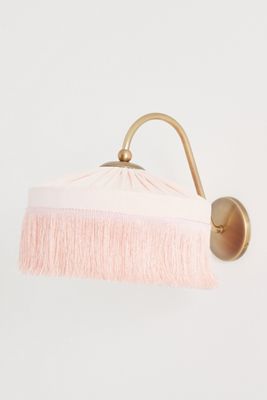 Sinclair Tassel-Fringed Velvet Sconce Wall Light