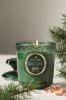 Voluspa Bewitching Banyan Forest Wicked Glass Candle