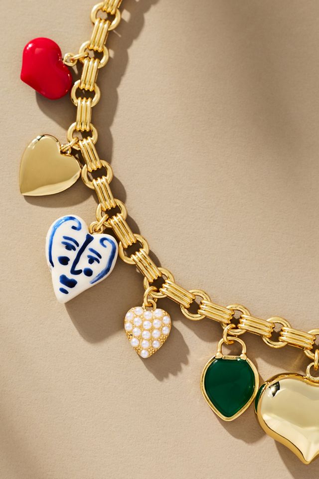 Clare V. Le Heartbreaker Charm Necklace #1