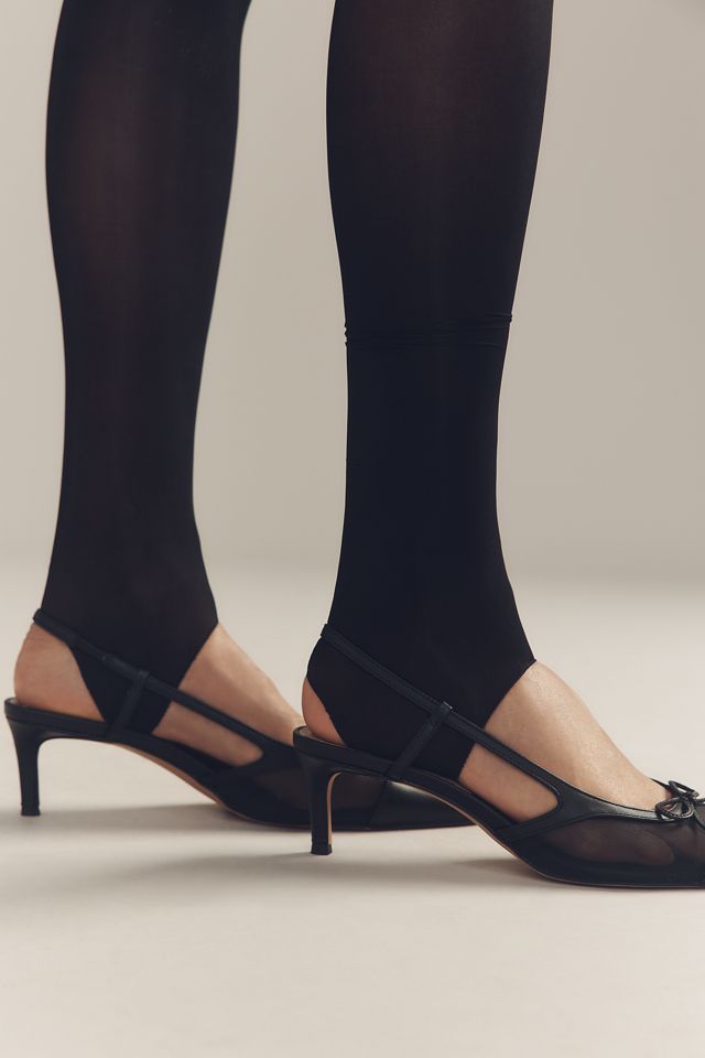 Lechery® Silky Shiny Stirrup Thigh-High Tights #1