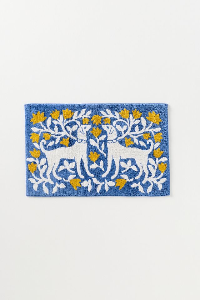Penny Pup Tufted Bath Mat #1