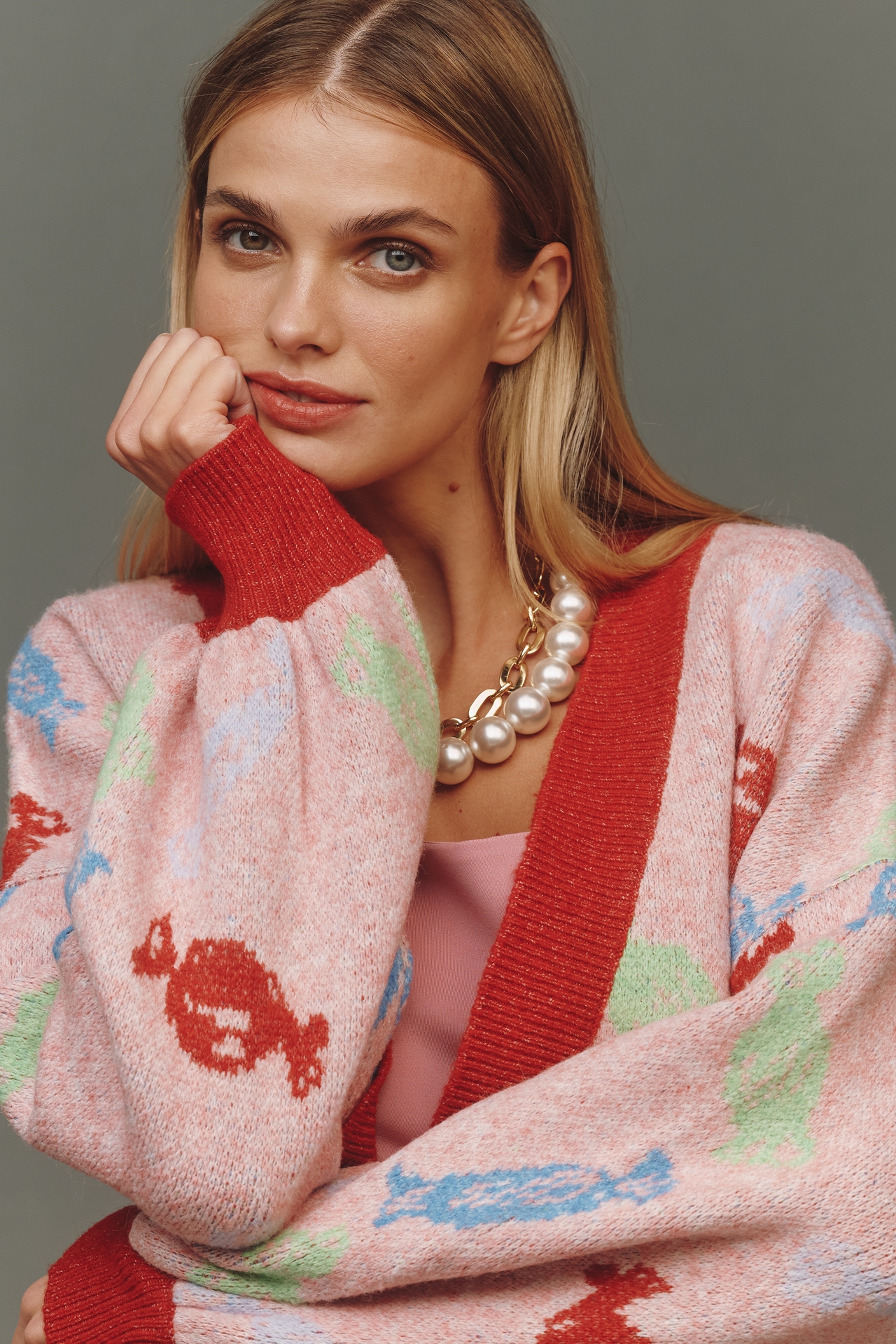 Bel Kazan Icon Cardigan Sweater