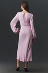 bhldn long-sleeve scarf knit maxi dress Bhldn Long-Sleeve Scarf Knit Maxi Dress In Ivory - 29% Off