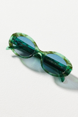 I-SEA x Celandine Oval Sunglasses | Anthropologie UK