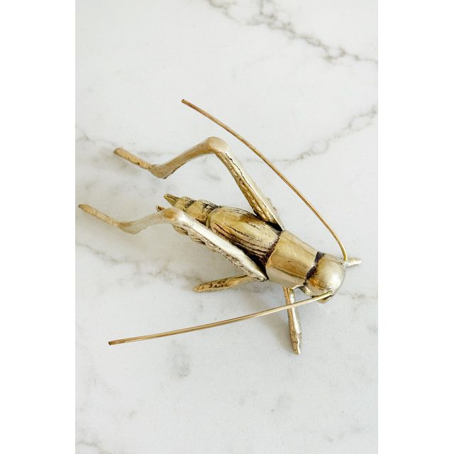 Old Flame Candle Co. Vintage Brass Summer Grasshopper #2