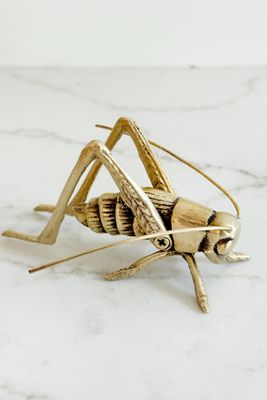 Old Flame Candle Co. Vintage Brass Summer Grasshopper