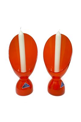 Old Flame Candle Co. Vintage Morgantown Candlestick Holders