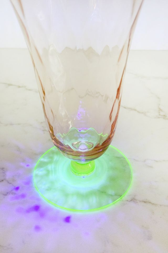 Old Flame Candle Co. Vintage Rare Tiffin Glow Glass Set #3