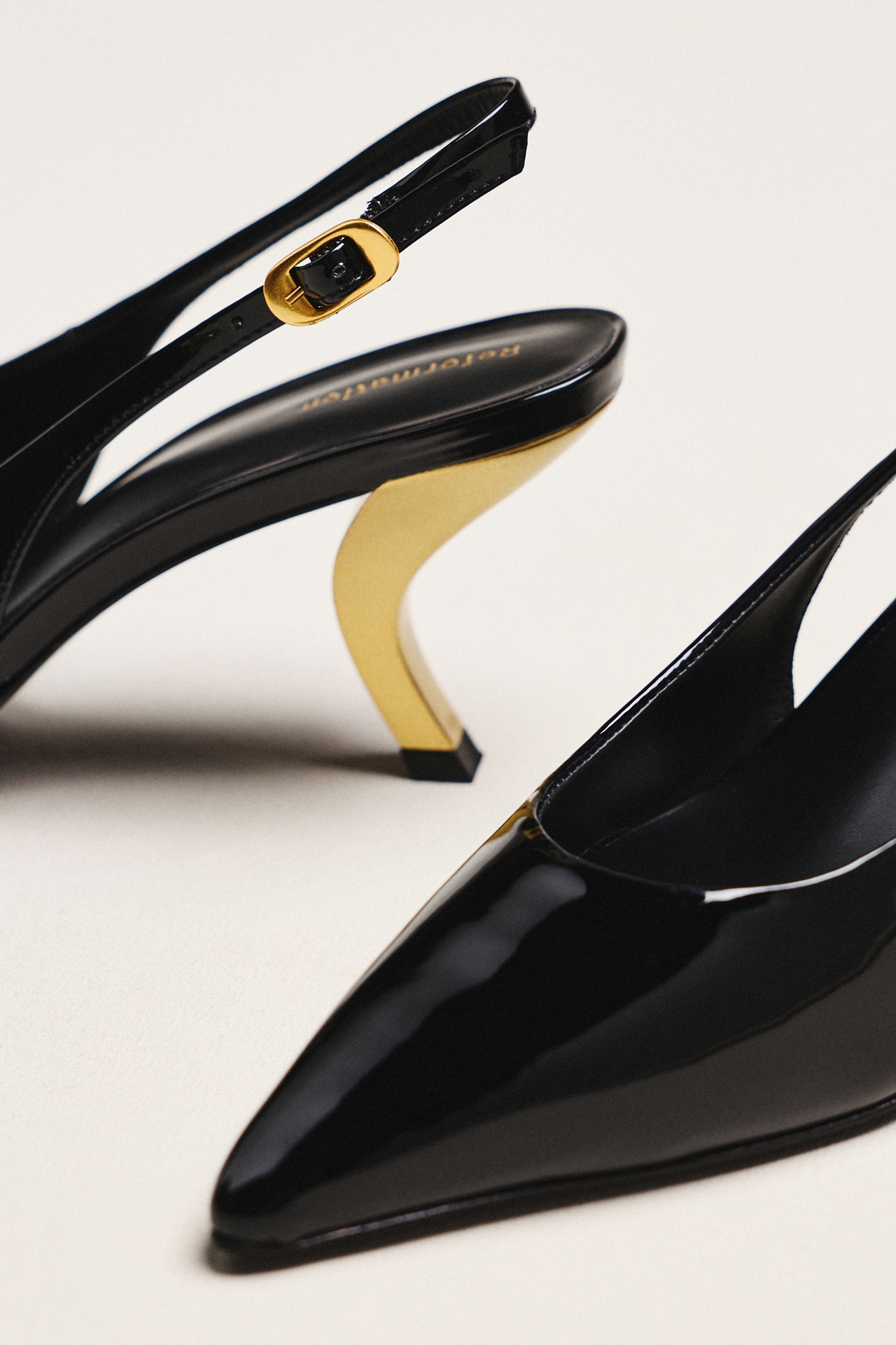 Reformation Cassie Slingback Heels